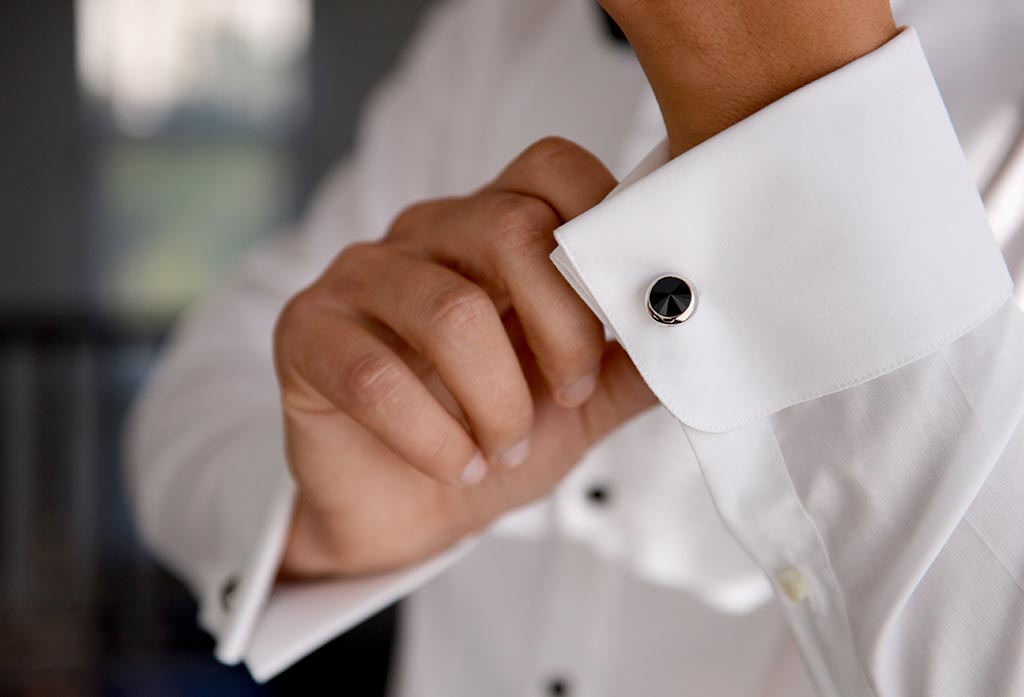 Белая мужская рубашка под запонки купить интернет-магазин